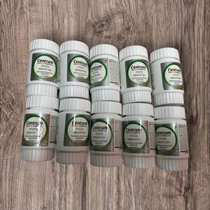 Lot of 10 Centrum Supplement Minis Adults 50+
Multivitamin Multimineral 80 Tabs